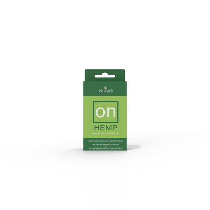 Sensuva On Hemp Infused Arousal Oil – 0.17 Fl. Oz. – Medium Box