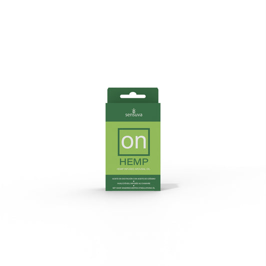 Sensuva On Hemp Infused Arousal Oil – 0.17 Fl. Oz. – Medium Box