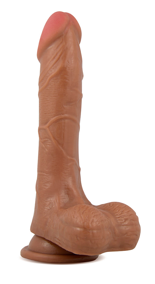 Blush X5 Grinder Dildo - Realistic Suction Cup Dildo - Beige