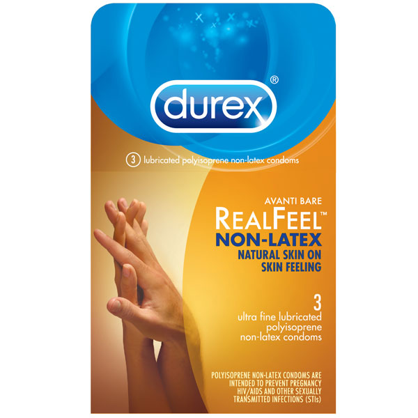 Durex Avanti Bare Real Feel Non-Latex Condoms - Clear