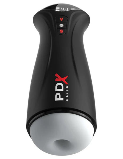 Pipedream PDX ELITE Fap-Gasm Stroker with Intermittent Suction - Clear