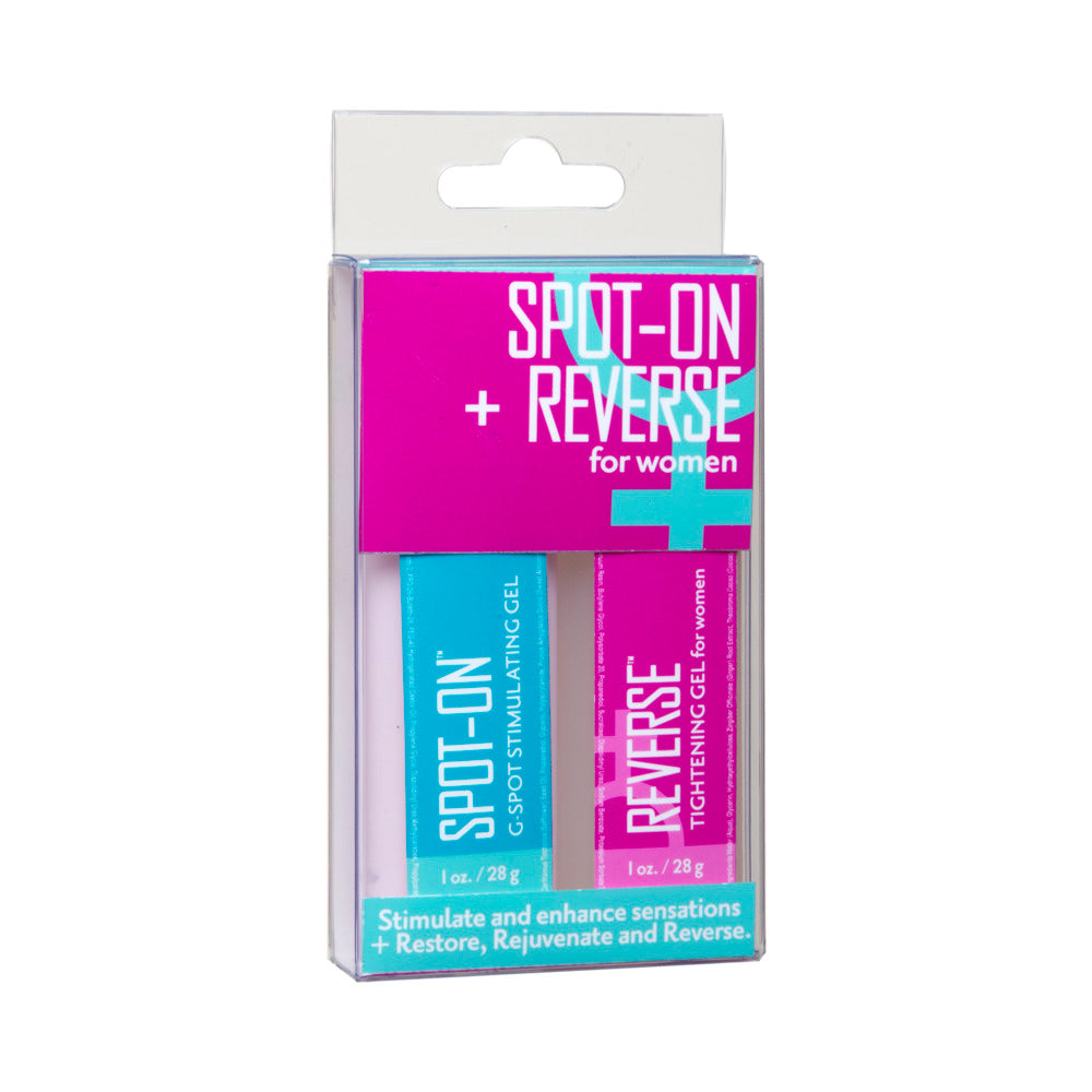 Doc Johnson Spot-On + Reverse Sexual Enhancement Kit – White