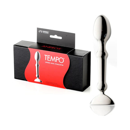 Aneros Tempo Stainless Steel Unisex Anal Stimulator – Silver