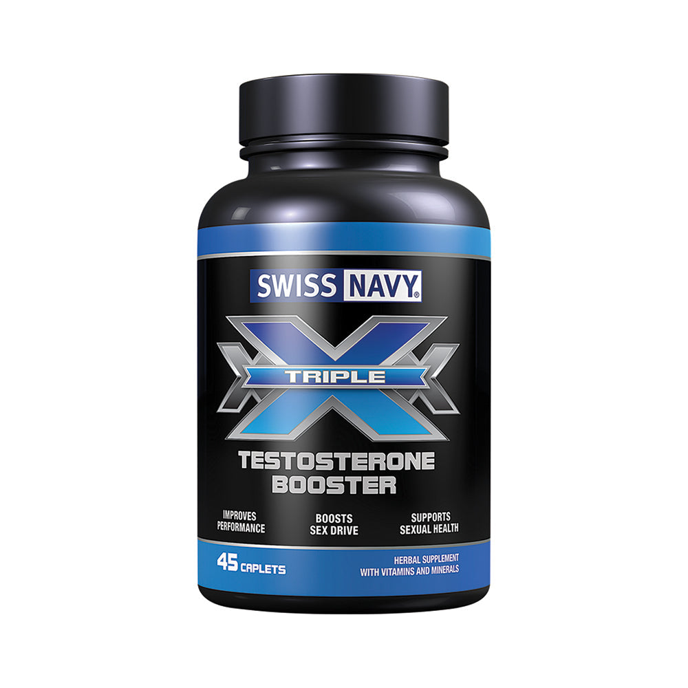 Swiss Navy Triple X Testosterone Booster – 45-Caplet Bottle