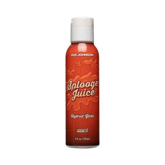 Doc Johnson Splooge Juice 4oz – Hybrid Water-based and Silicone Lubricant – Orange
