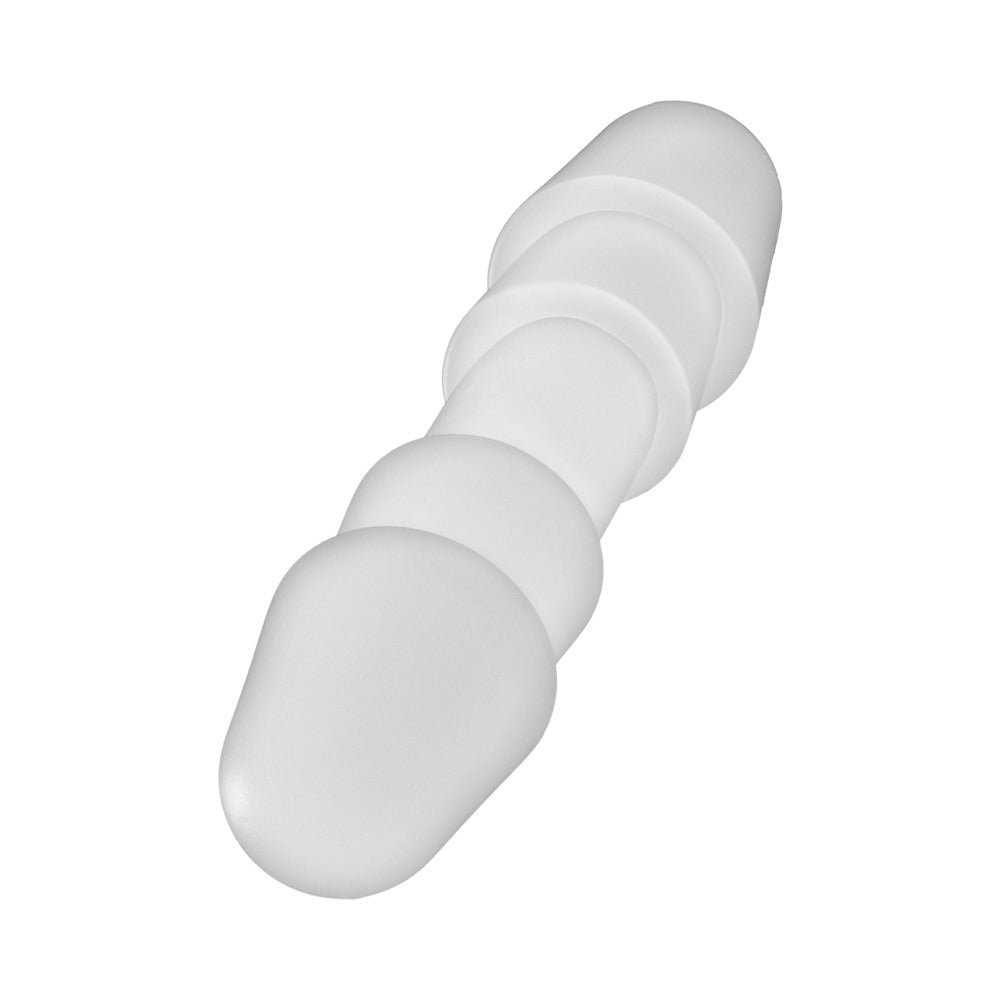 Doc Johnson Vac-U-Lock Frosted DoubleUp Plug – White