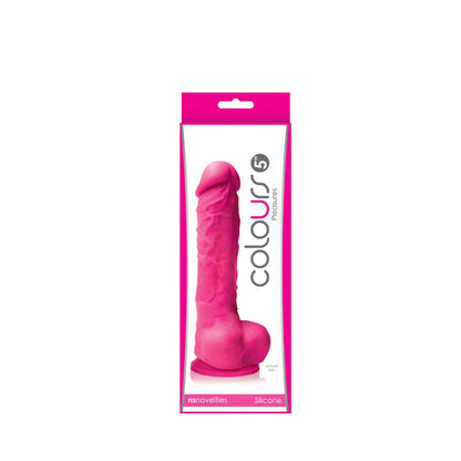 Colours Pleasures 5 Inch Dildo – Pink with Suction Cup