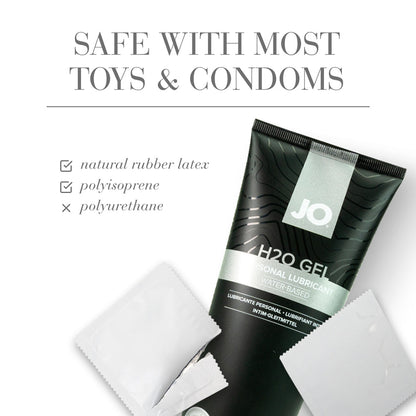 JO H2O Gel Original Water-Based Personal Lubricant 8 oz - Clear
