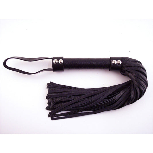 Rouge Garments H-Style Leather Flogger – Black
