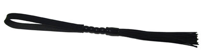 Sportsheets Sex and Mischief Beaded Flogger – Black