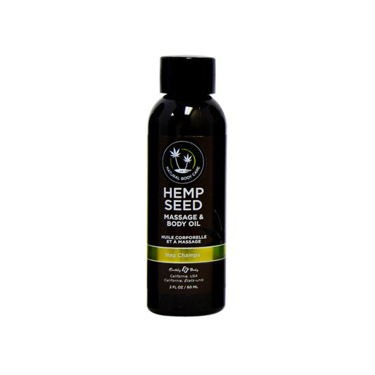 Earthly Body Nag Champa Massage Oil – 2oz – Multi-Color