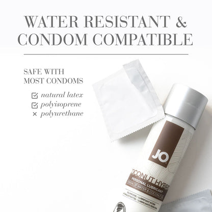 JO Coconut Hybrid Original Lubricant – Clear – 1 oz
