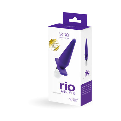 VeDO Rio Anal Vibe Into You Vibrator – Indigo