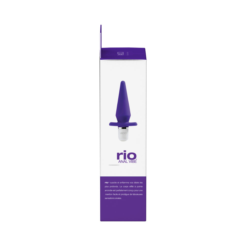 VeDO Rio Anal Vibe Into You Vibrator – Indigo