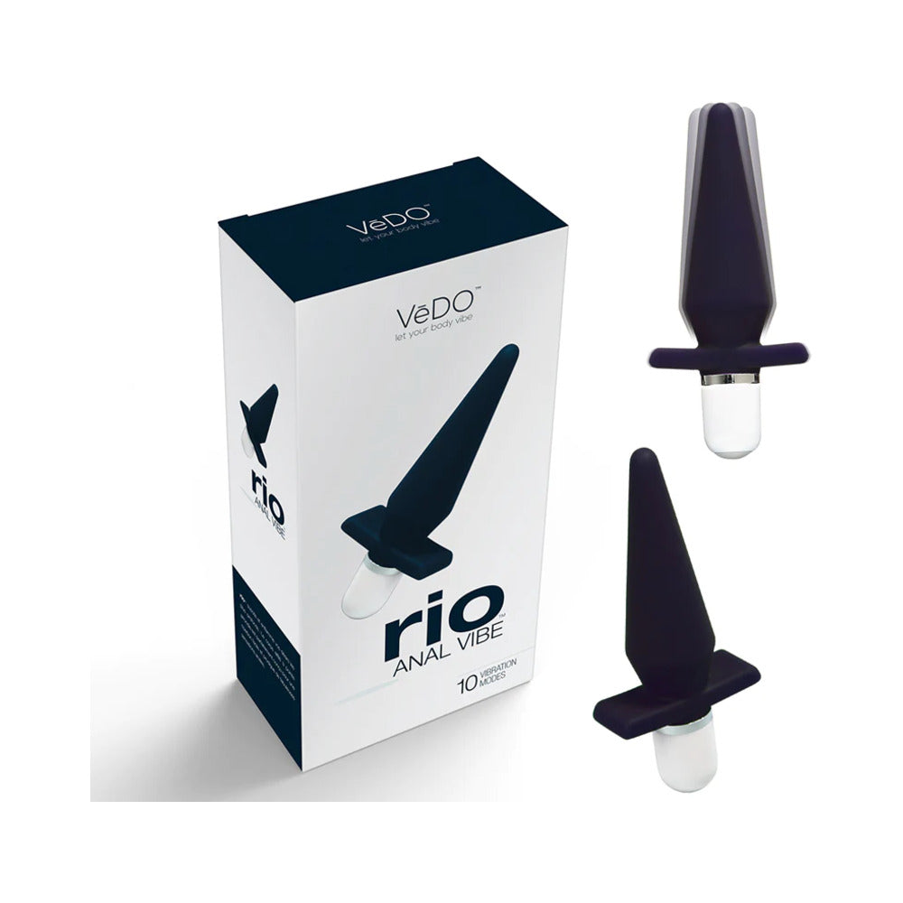 VeDO Rio Anal Vibe Vibrating Anal Plug – Black