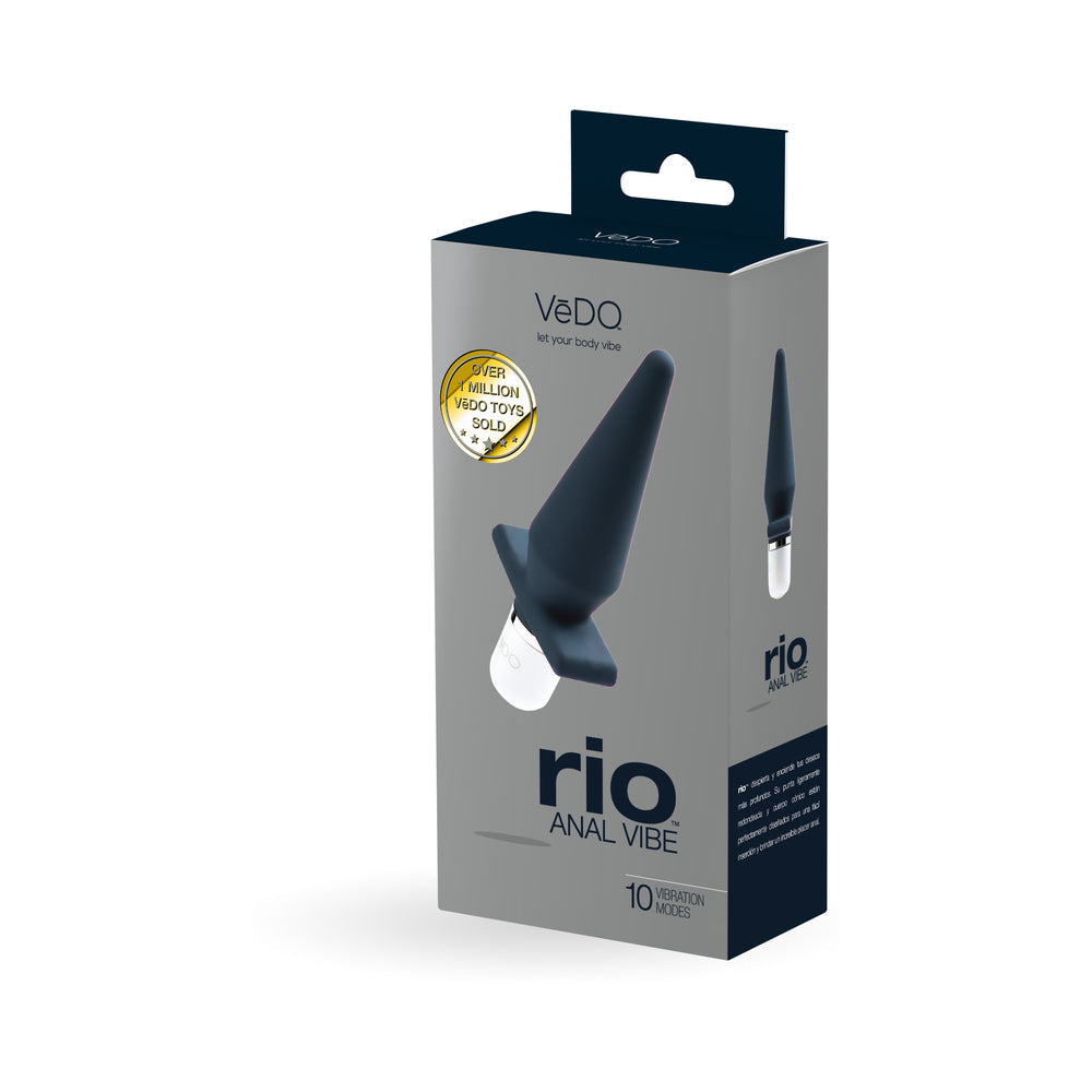 VeDO Rio Anal Vibe Vibrating Anal Plug – Black