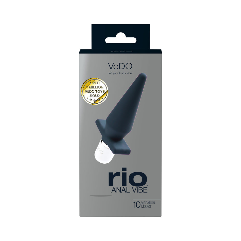 VeDO Rio Anal Vibe Vibrating Anal Plug – Black