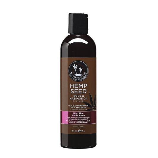 Earthly Body Massage Oil High Tide – Multi-Color Moisturizing Massage Oil – 8 fl. oz.