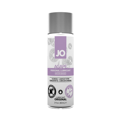 JO Agape Original Water-Based Lubricant 2 oz – Clear, pH Balanced