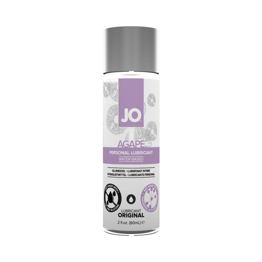 JO Agape Original Water-Based Lubricant 2 oz – Clear, pH Balanced