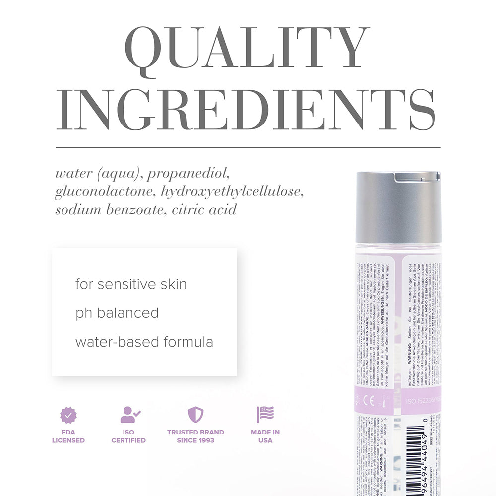 JO Agape Original Water-Based Lubricant 4 oz - Clear