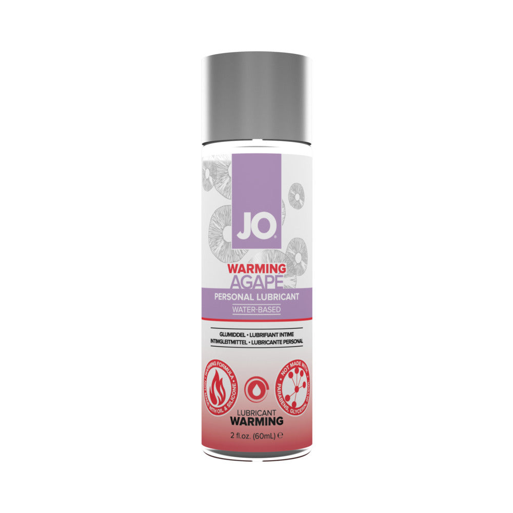 JO Agape Warming Water-Based Lubricant 2 oz - Clear