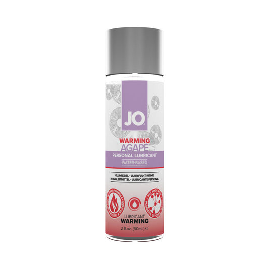 JO Agape Warming Water-Based Lubricant 2 oz - Clear
