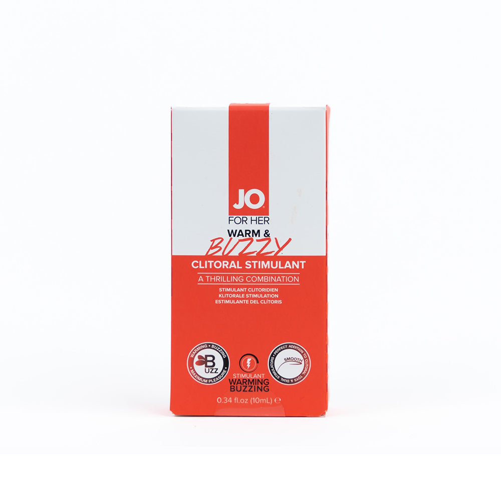 JO Warm & Buzzy Clitoral Stimulant – Clear – 0.34 oz