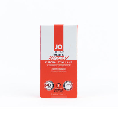JO Warm & Buzzy Clitoral Stimulant – Clear – 0.34 oz