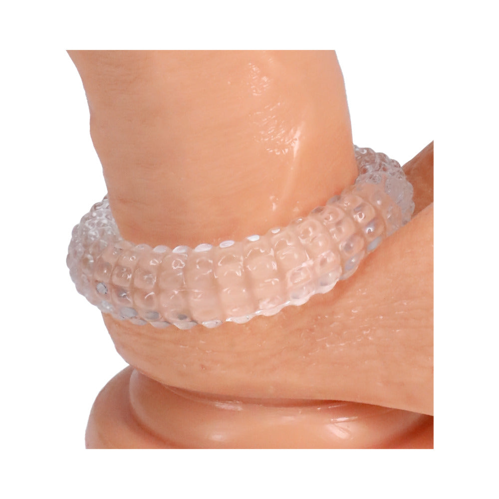 Rock Solid Radial Clear C Ring – Stretchy, Phthalate-Free TPE