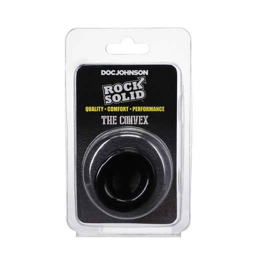 Rock Solid Convex Black C Ring – Stretchy Cock Ring