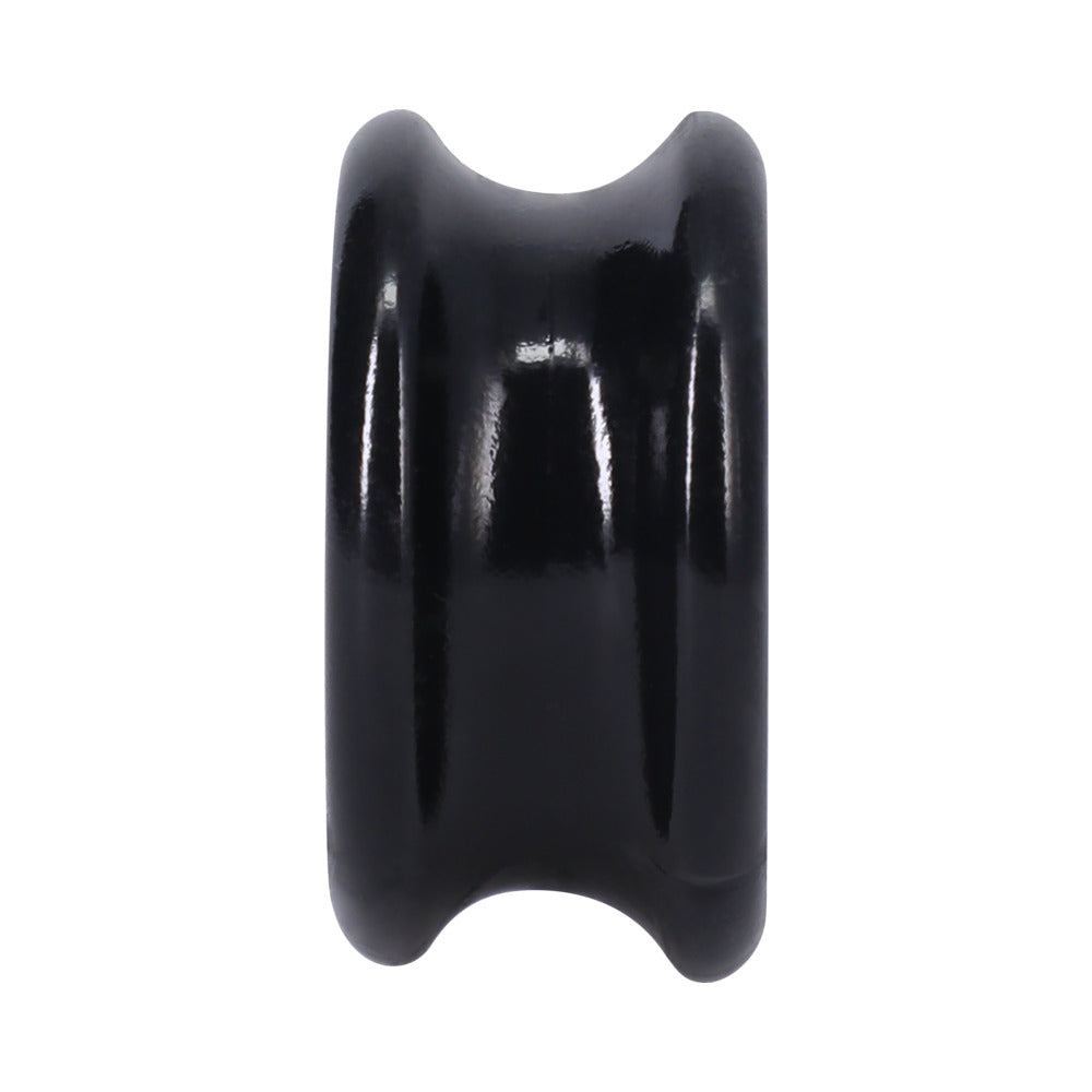 Rock Solid Convex Black C Ring – Stretchy Cock Ring