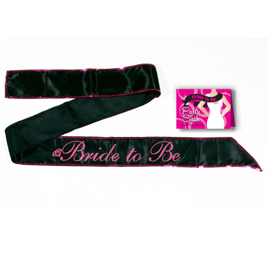 Little Genie Glow in the Dark Bride To Be Sash – Pink
