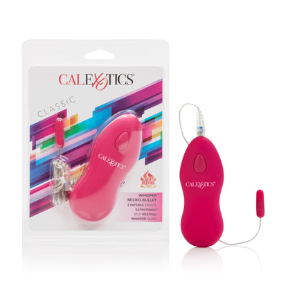 CalExotics Whisper Micro Bullet Vibrator with 2-Speed Function – Pink