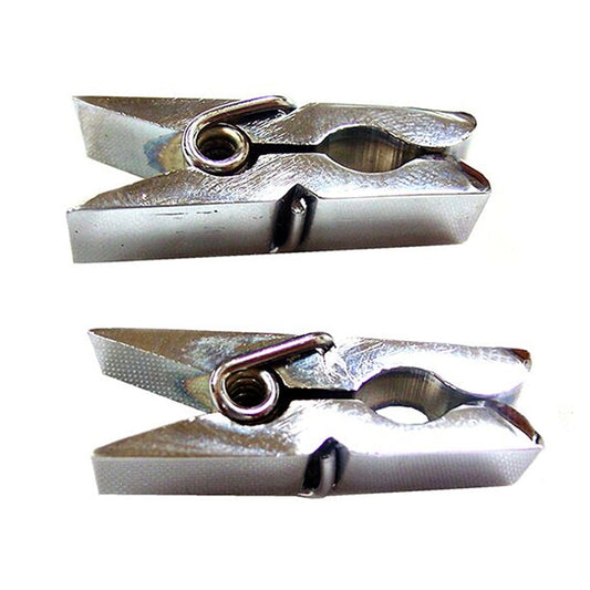 Rouge Garments Nipple Pegs - Metal - Silver/Steel/Chrome
