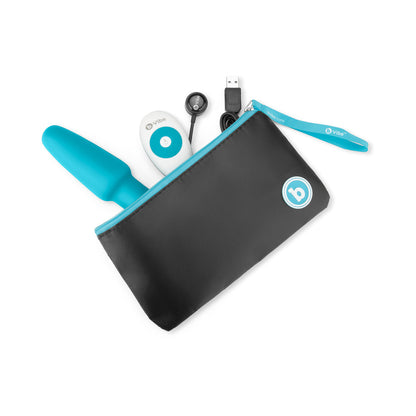 b-Vibe Rimming Plug 2 Rotating and Vibrating Butt Plug - Teal