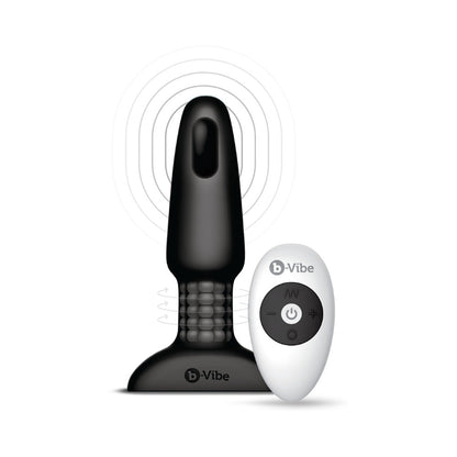 b-Vibe Rimming Plug 2 Rotating and Vibrating Butt Plug – Black