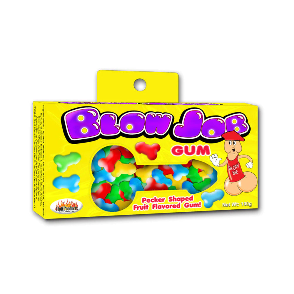 Hott Products Pecker Bubble Gum – Assorted Fruity Flavors – 3.5 oz
