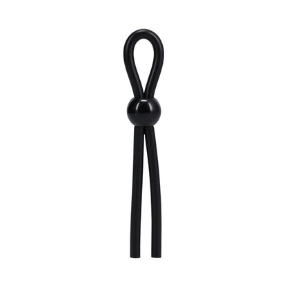 Rock Solid Lasso/Bolo Single Lock Adjustable – Black Silicone Adjustable Device