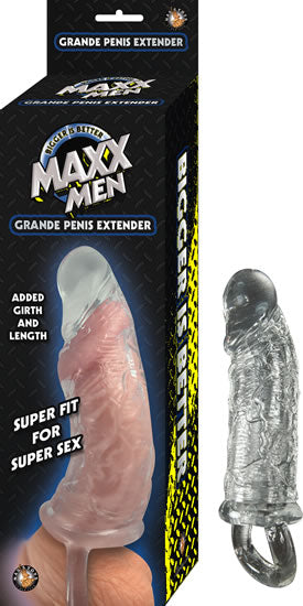 Maxx Men Grande Penis Sleeve – Clear – Adds Girth and Length