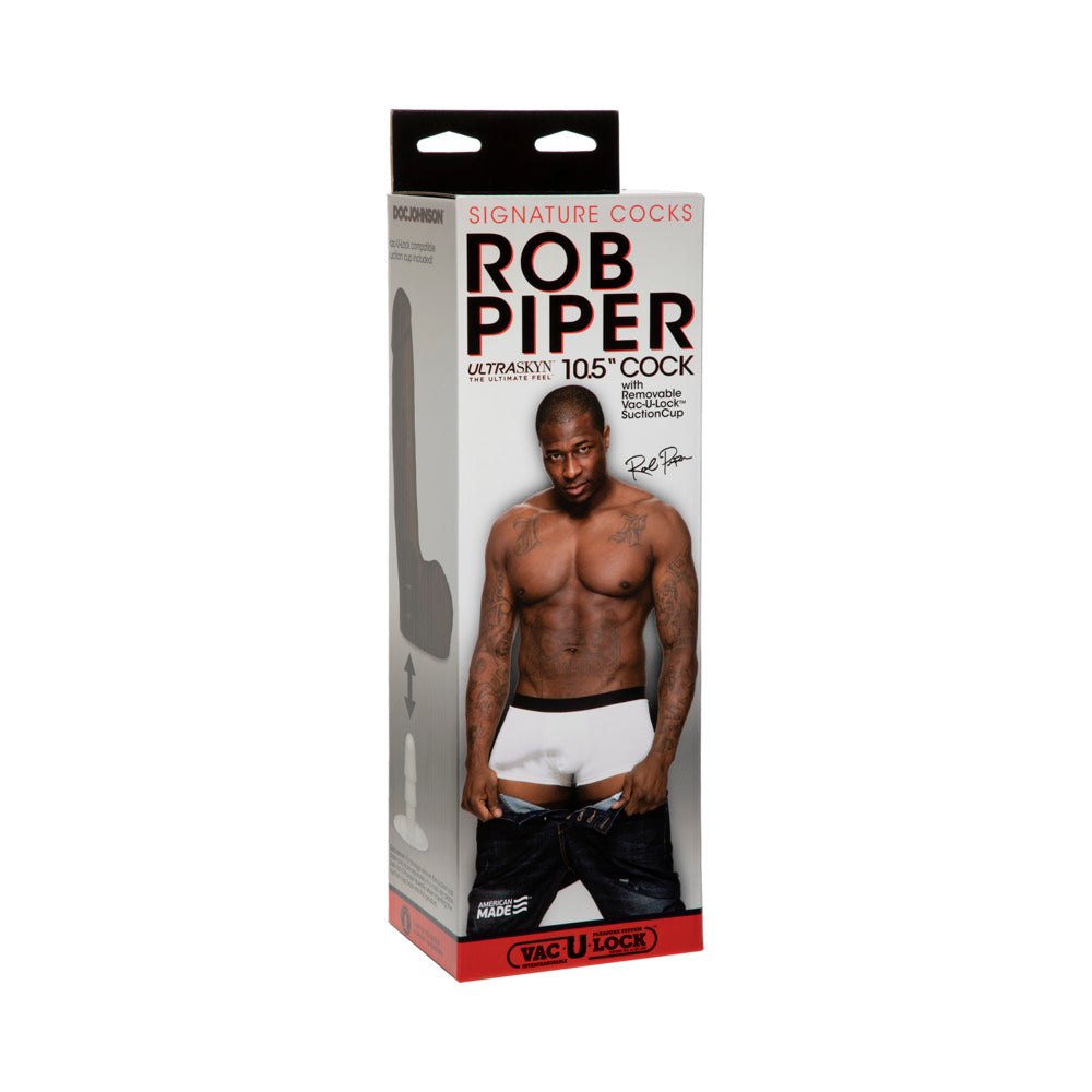 Doc Johnson Rob Piper ULTRASKYN 10.5in Cock – Dark Brown