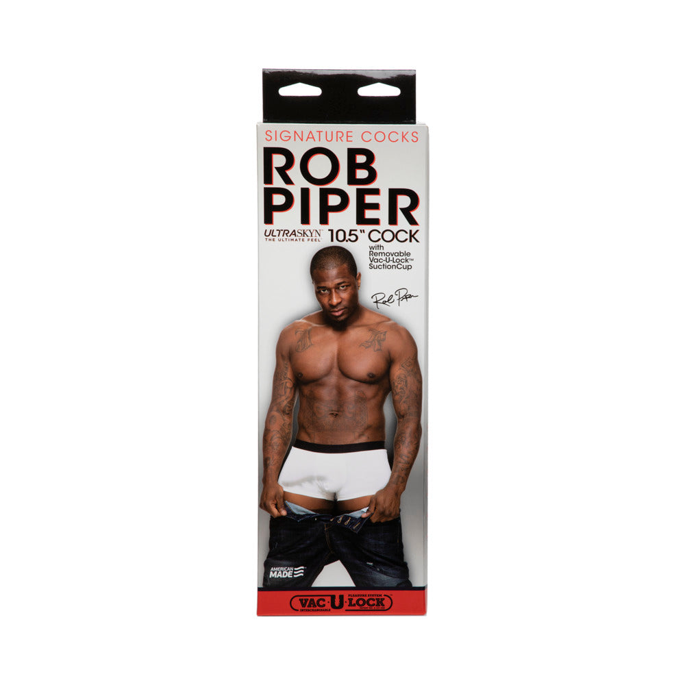 Doc Johnson Rob Piper ULTRASKYN 10.5in Cock – Dark Brown