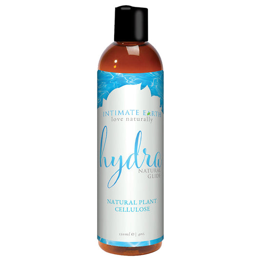 Intimate Earth Hydra Water Based Natural Glide – 4 oz. Clear Lubricant