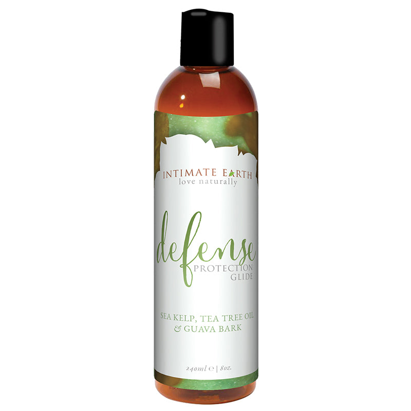 Intimate Earth Defense Protection Glide – Anti-Yeast Infection and HPV Protection – Clear – 240 ml