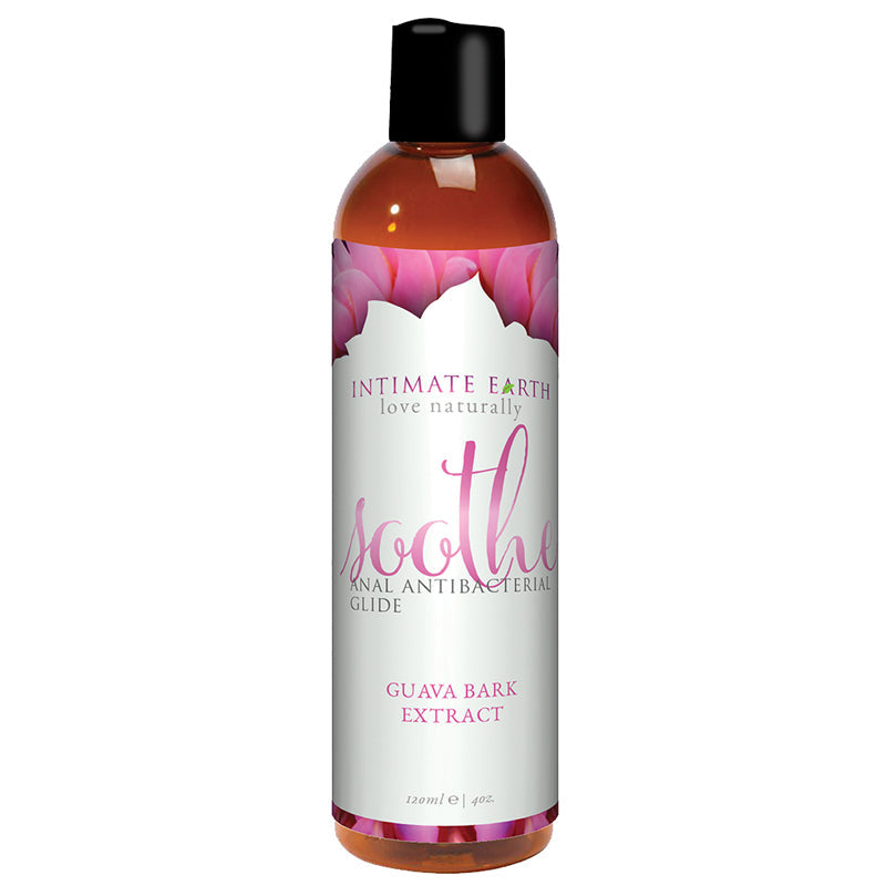Intimate Earth Soothe Anal Antibacterial Glide with Guava Bark Extract – Clear