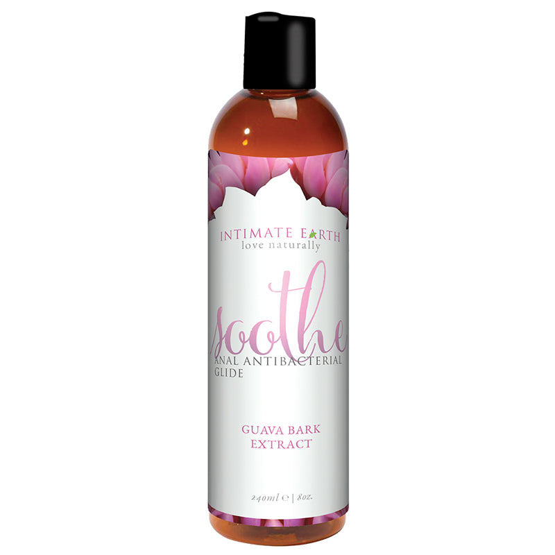 Intimate Earth Soothe Anal Anti-Bacterial Glide - 240 ml Clear Lubricant