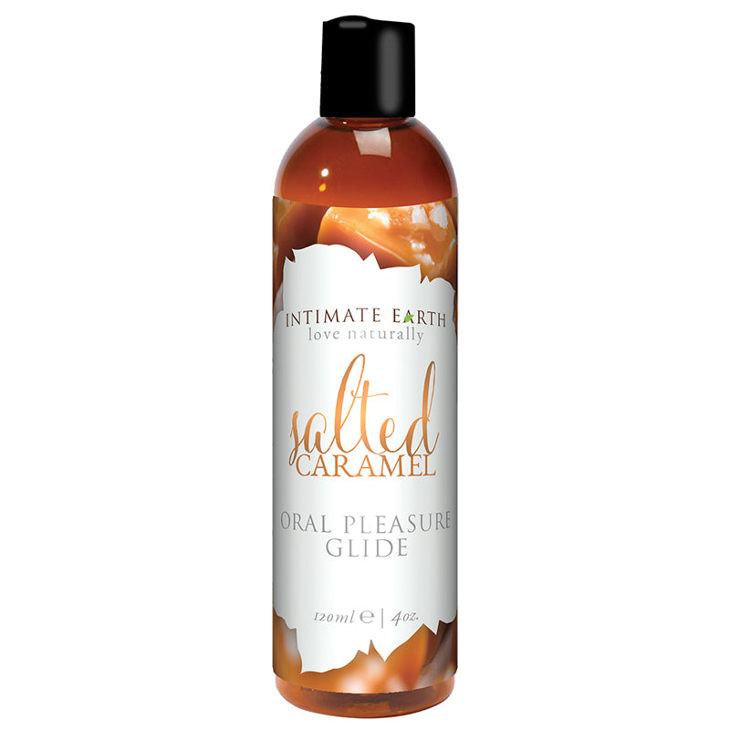 Intimate Earth Sea Salt Caramel Flavored Glide – 120 ml Liquid