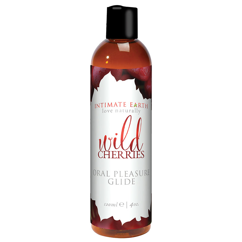 Intimate Earth Wild Cherries Flavored Glide – 120 ml Flavored Lubricant