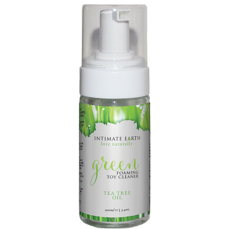 Intimate Earth Green Foaming Toy Cleaner with Tea Tree Oil – Clear