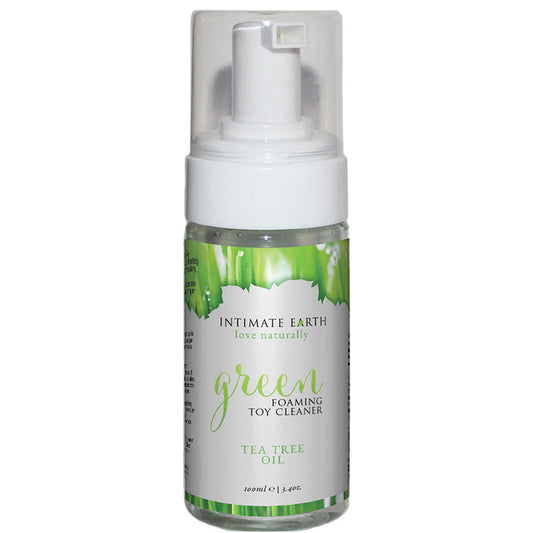 Intimate Earth Green Foaming Toy Cleaner with Tea Tree Oil – Clear